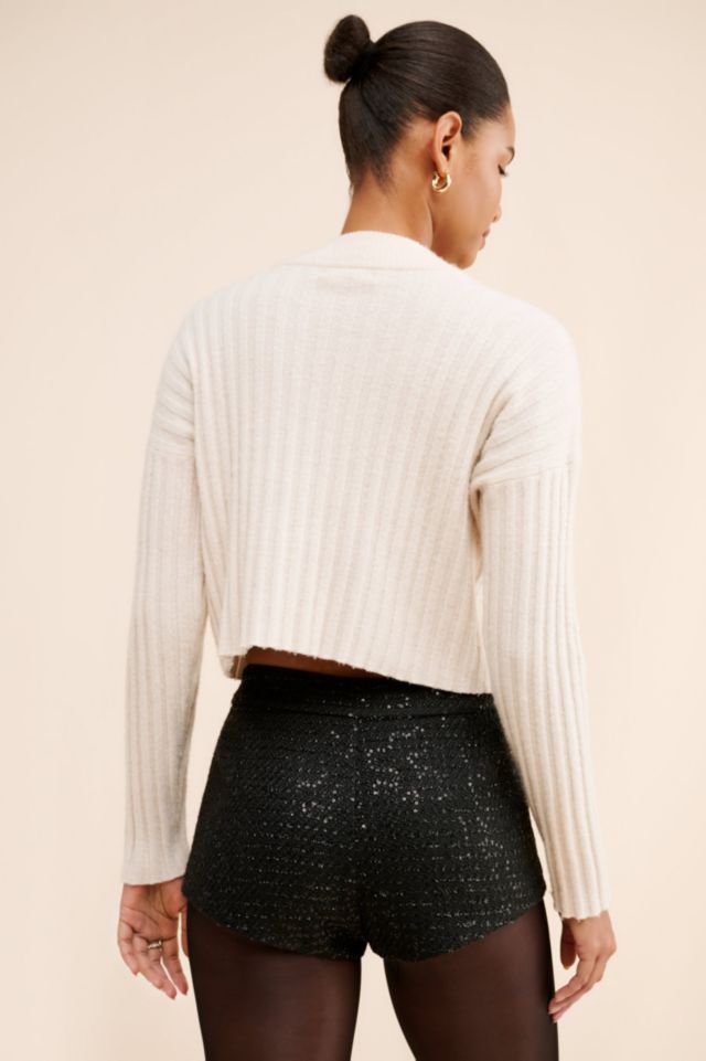 Endless Rose Tweed Micro Shorts #1