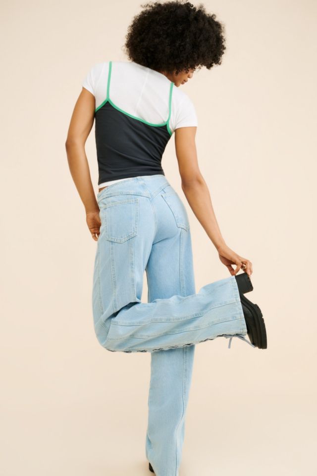 Lioness Daydream Tie Up Jeans #1