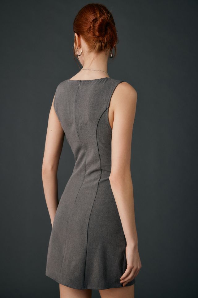 Motel Thaif Tailored V-Neck Sleeveless Mini Dress #3