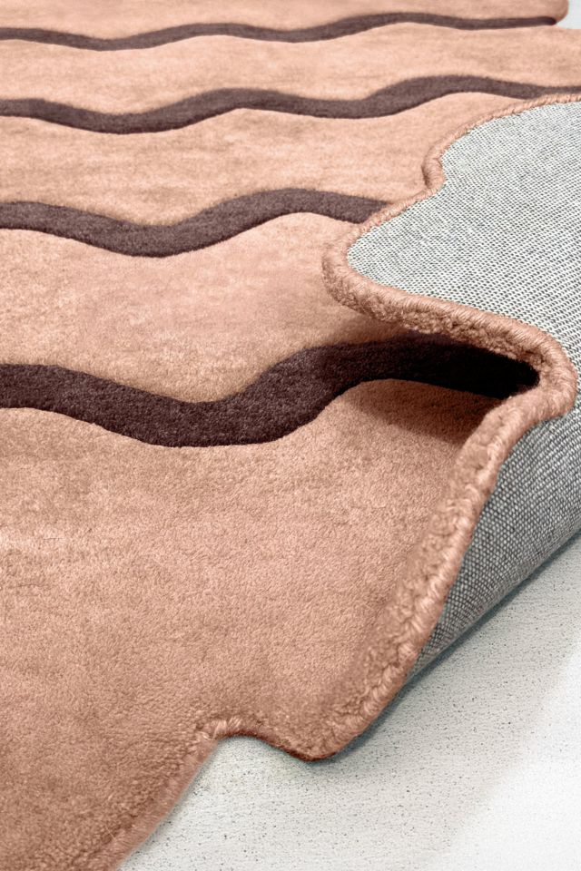 Jubi Sculpted Edge Hand Tufted Wool Rug #3