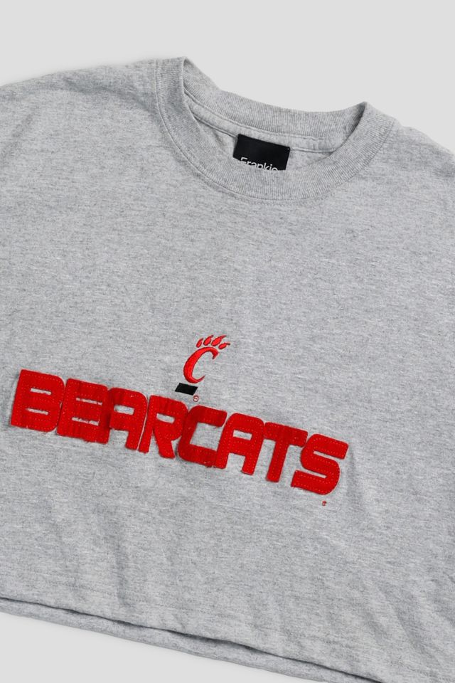 Frankie Collective Rework Cincinnati Bearcats Crop Tee #1