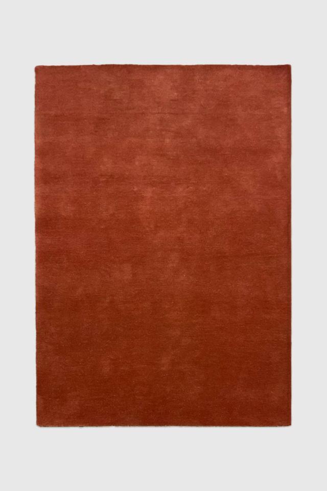 Jubi Solid Color Hand Tufted Wool Rug #1
