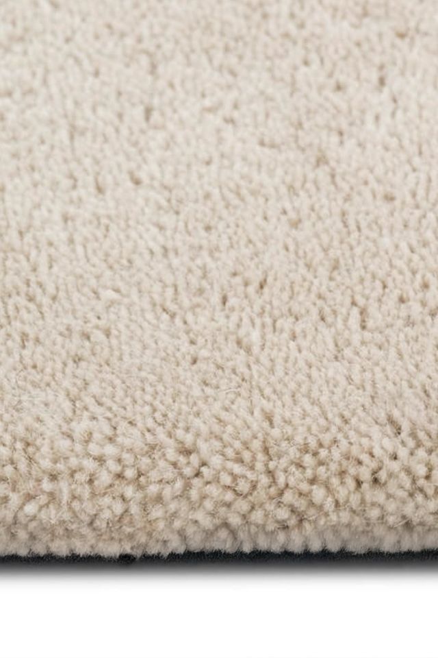 Jubi B&W Small Checkered Hand Tufted Wool Rug #3