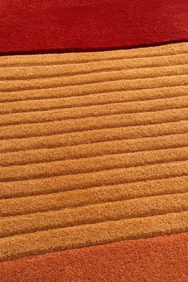 Jubi Sunset Mosaic Arch Hand Tufted Wool Rug #3