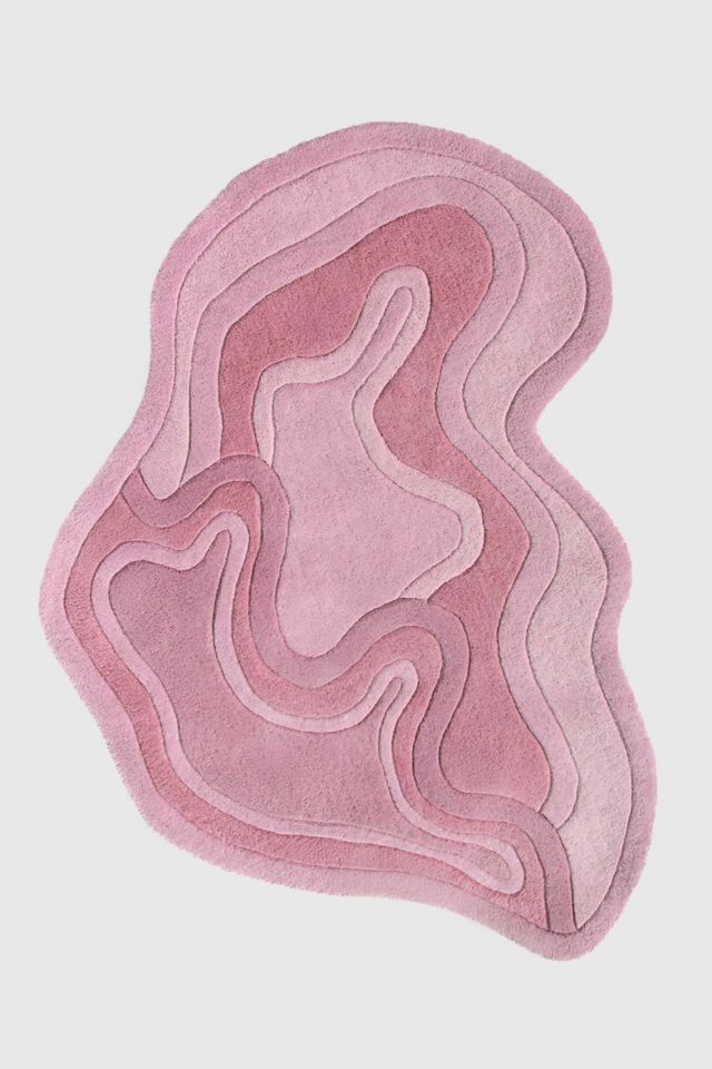 Jubi Rolling Tides Hand Tufted Wool Rug