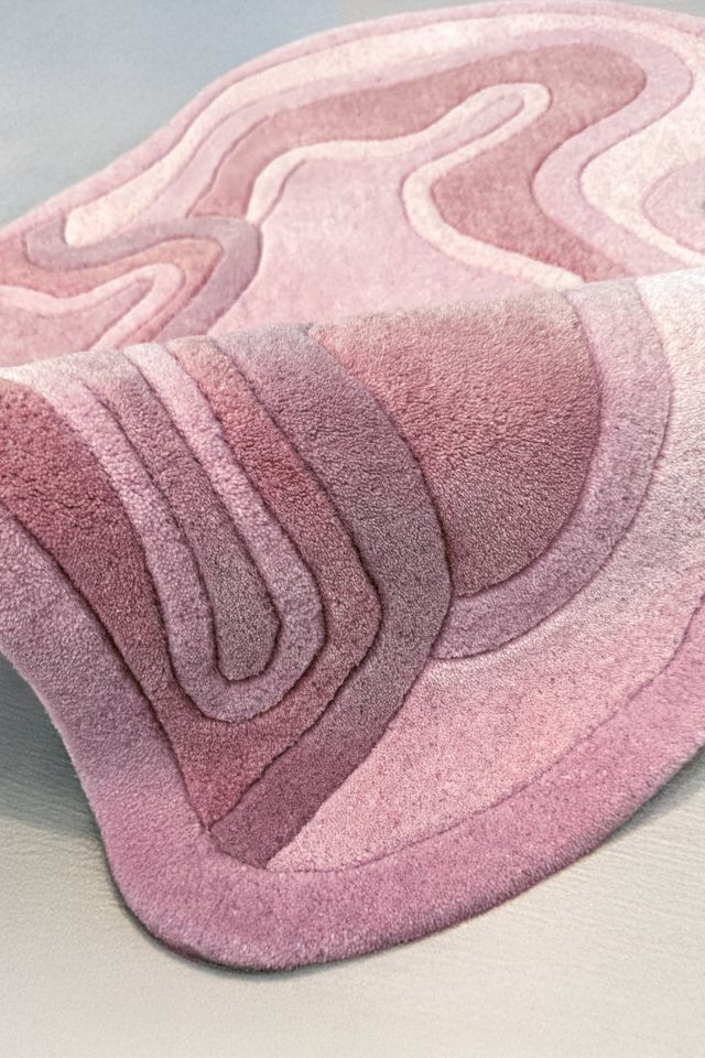 Jubi Rolling Tides Hand Tufted Wool Rug