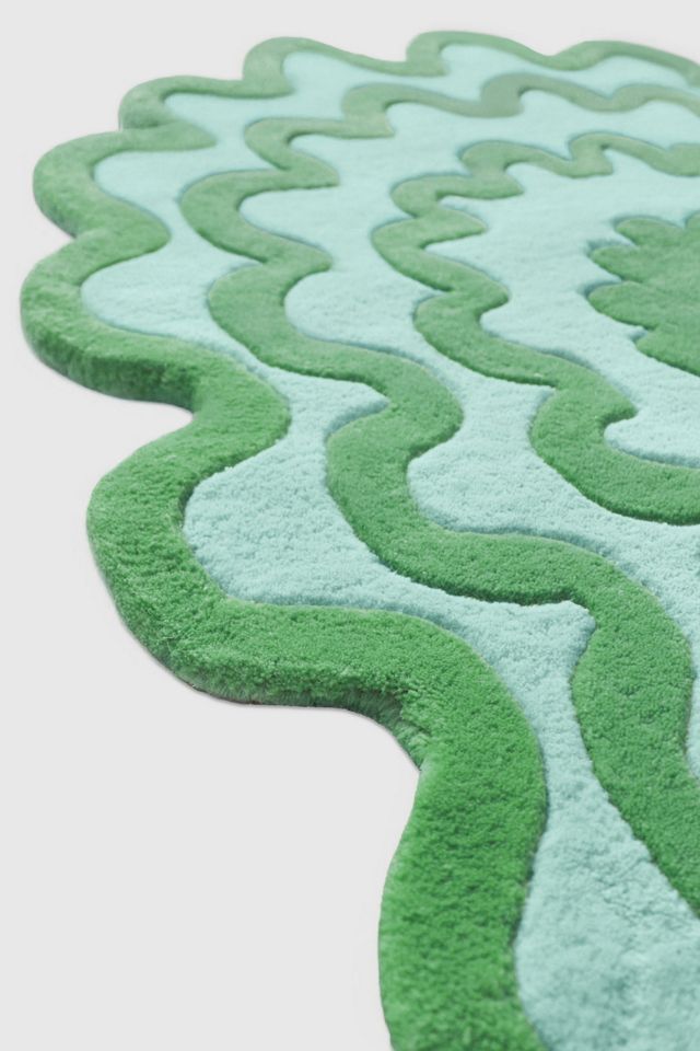 Jubi Burst Oval Hand Tufted Wool Rug #2
