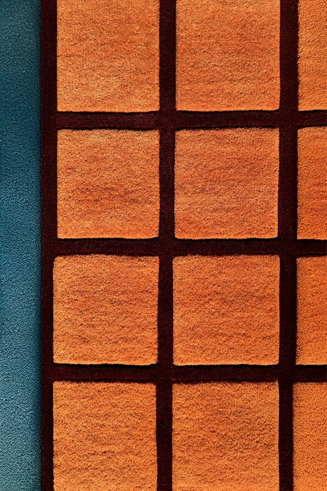 Jubi Clay Tile Hand Tufted Wool Rug #3