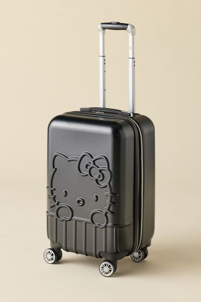 FŪL Sanrio Hello Kitty Black Hard Shell Rolling Luggage