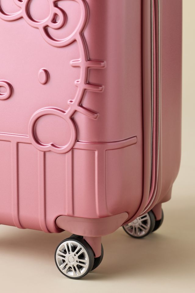 FŪL Sanrio Hello Kitty Pink Hard Shell Rolling Luggage #1