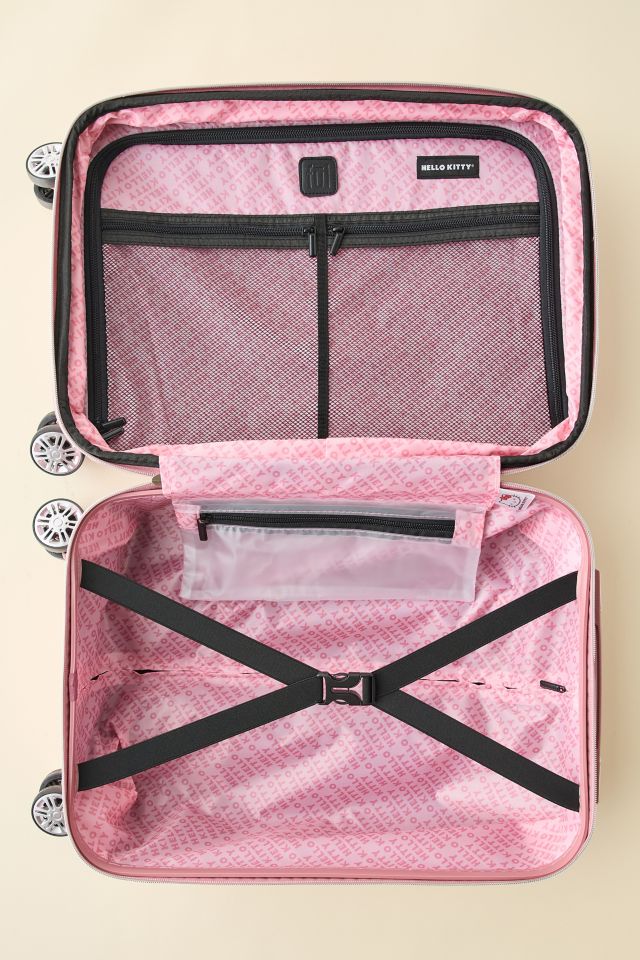 FŪL Sanrio Hello Kitty Pink Hard Shell Rolling Luggage #4