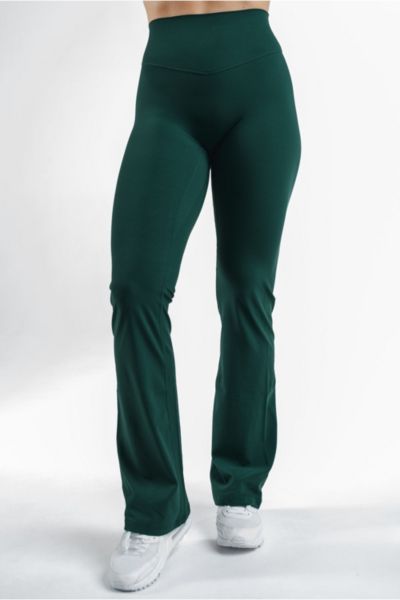 Vitality Cloud Ii Flare Pant In Forest, Women's At Urban Outfitters