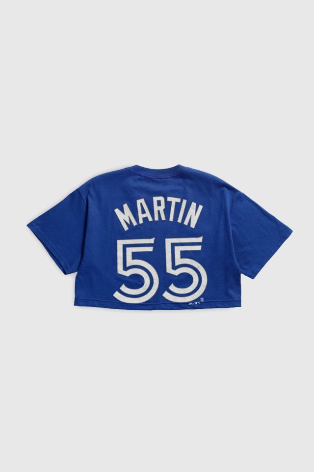 Frankie Collective Rework Crop Toronto Blue Jays MLB Tee #2