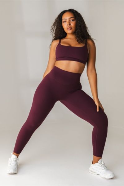 Vitality Cloud Ii High Waisted Legging In Wine, Women's At Urban Outfitters