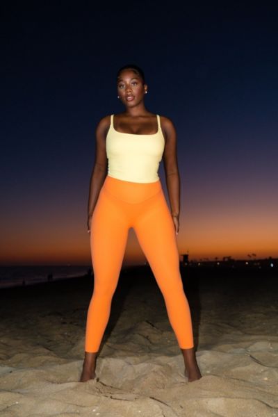 Vitality Cloud Ii High Waisted Legging In Tangerine, Women's At Urban Outfitters