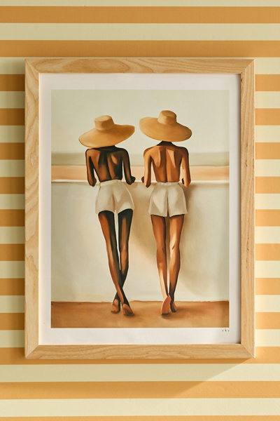 PSTR Studio Maxime Rokus Spying Duo Art Print | Urban Outfitters
