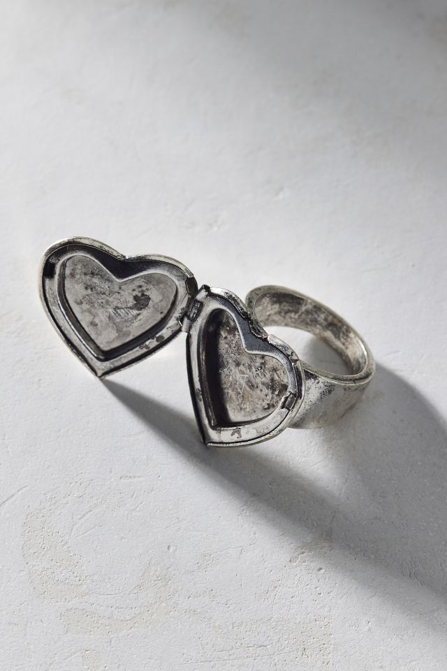 Bee Heart Locket Ring #1