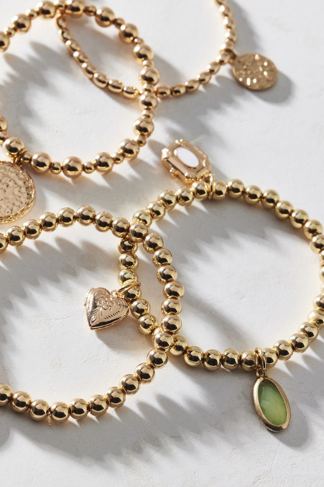 Charming Ball Bead Bracelet Set #1
