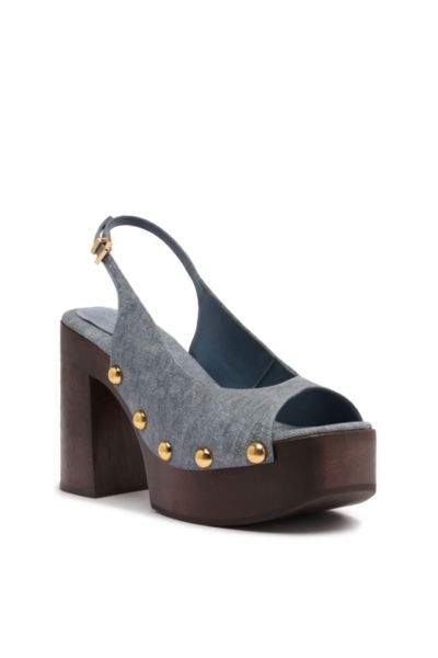 Schutz Rose Slingback Platform Sandal In Multi