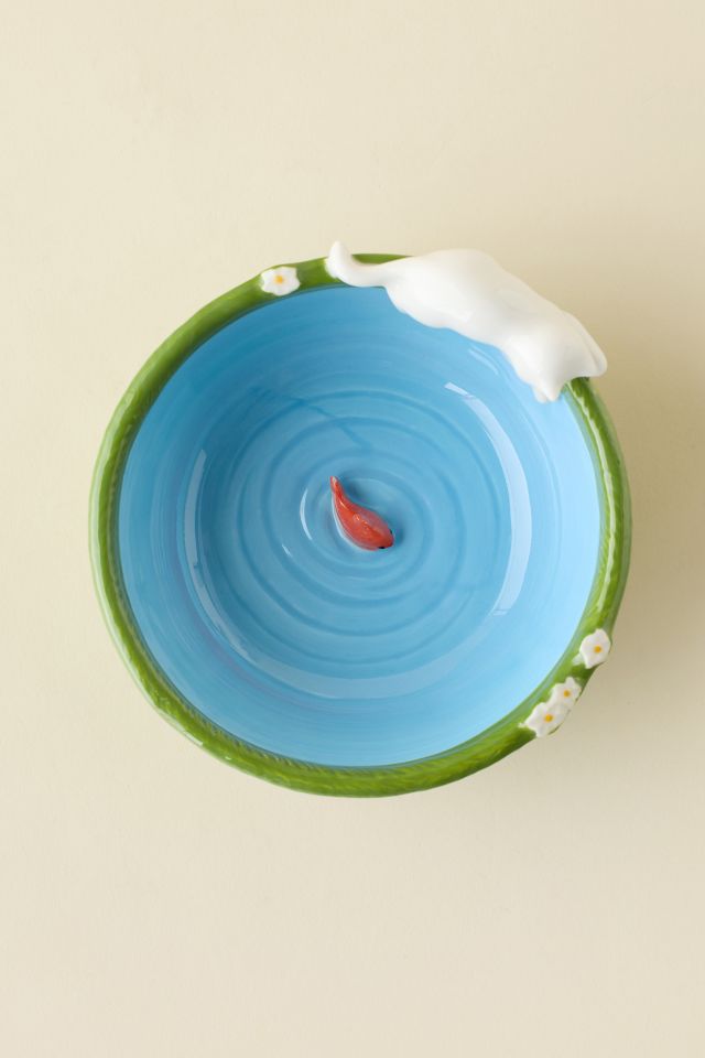 Kitty’s Fish Bowl Ceramic Cereal Bowl #1