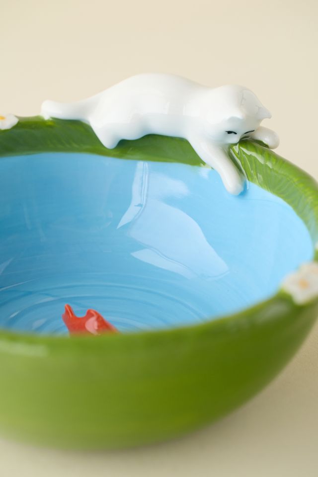 Kitty’s Fish Bowl Ceramic Cereal Bowl #2