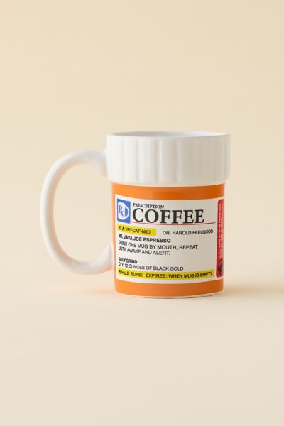 Tasse en céramique en forme de flacon d'ordonnance