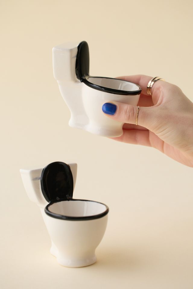 Toilet Ceramic Shot Glass Set #1