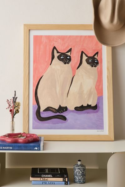 Pstr Studio Iga Kosicka Twins Art Print At Urban Outfitters In Neutral