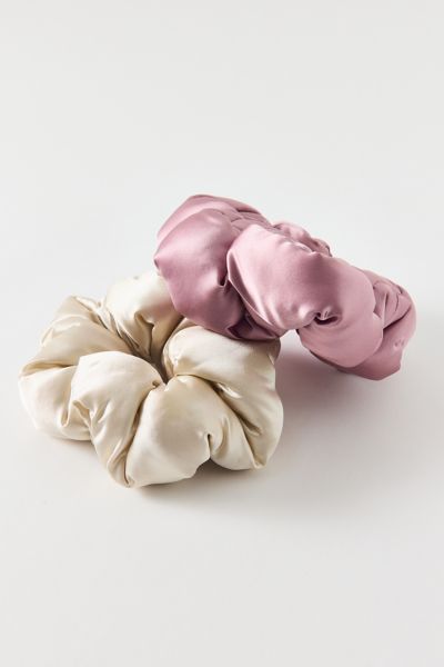 Drowsy Sleep Co Padded Silk Scrunchie In Rose At Urban Outfitters In Pink