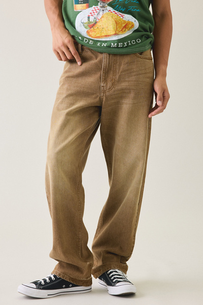 BDG Relaxed Straight Fit Jeans in Caramel, Men's at Urban Outfitters