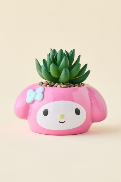 Sanrio My Melody Head Shaped Succulent Planter In Pink At Urban Outfitters In Pink