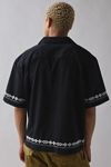 UO Embroidered Border Short Sleeve Shirt