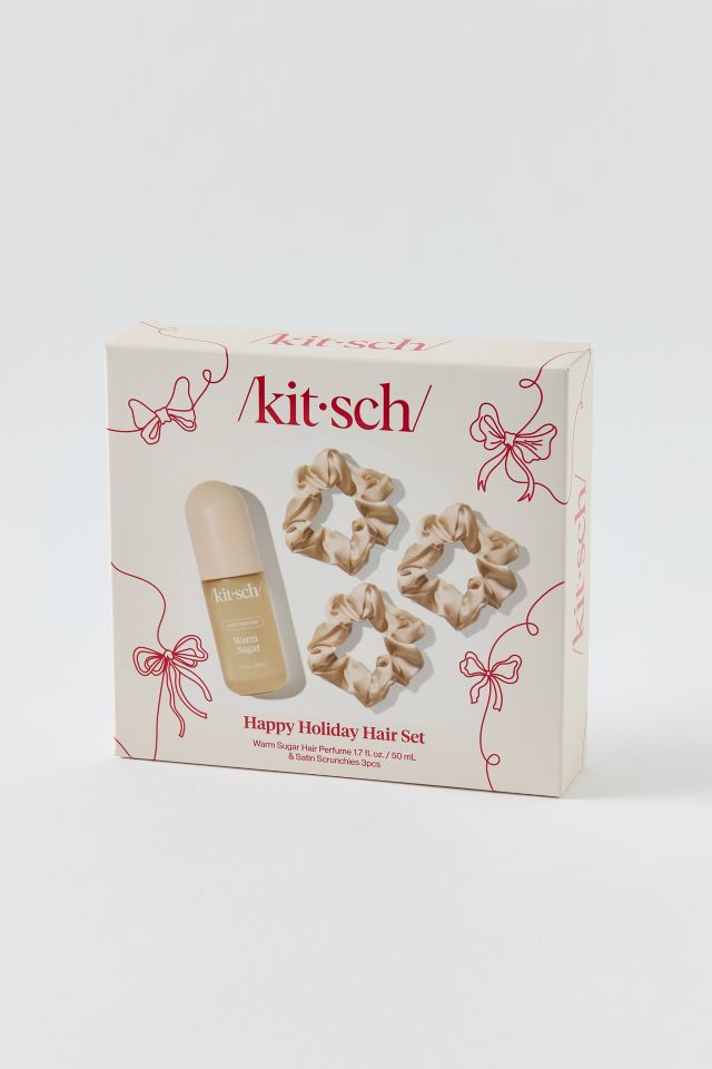 KITSCH Happy Holiday Hair Perfume & Satin Scrunchie Gift Set #1