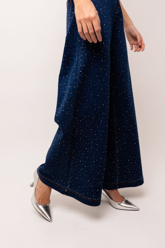 Amy Lynn Demi Diamante Flare Jeans #1