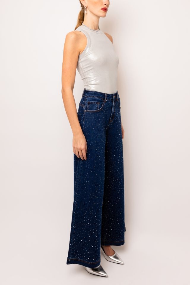 Amy Lynn Demi Diamante Flare Jeans #2