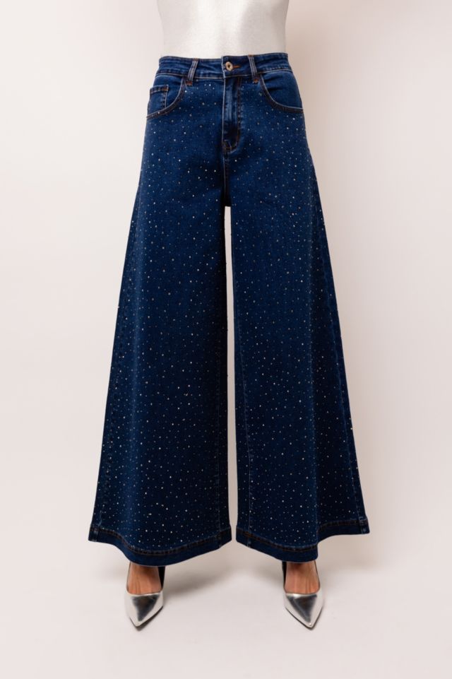 Amy Lynn Demi Diamante Flare Jeans #3