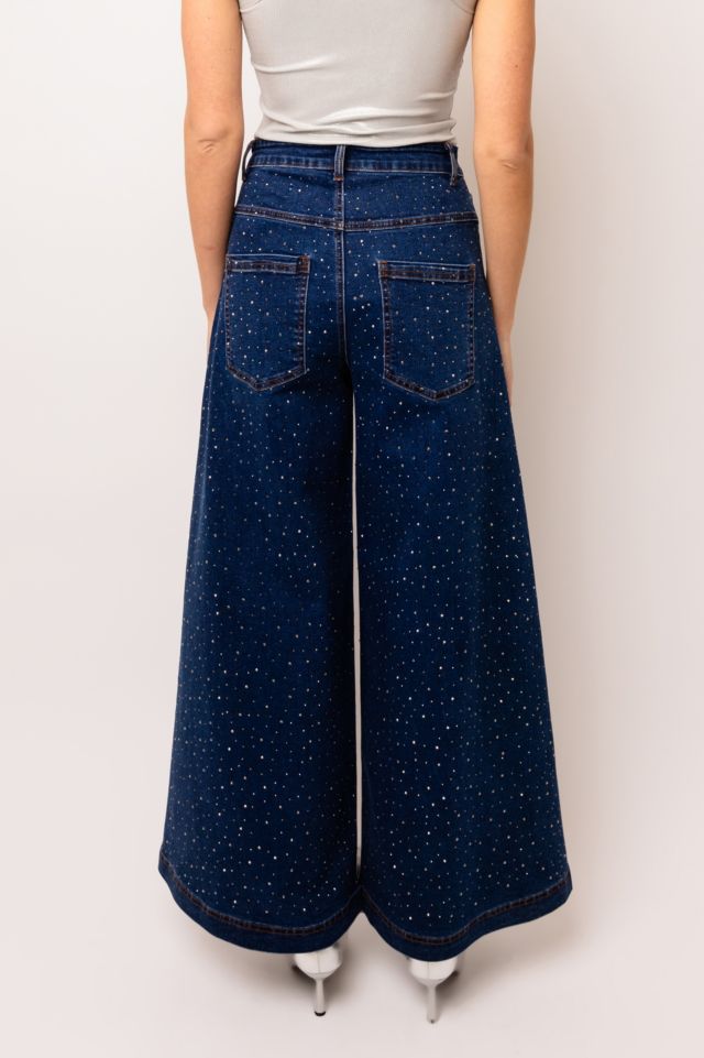 Amy Lynn Demi Diamante Flare Jeans #4