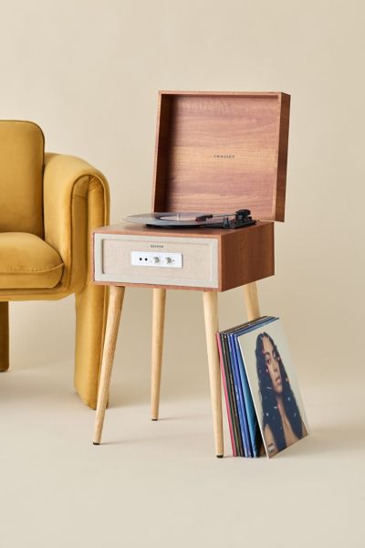 Urban Outfitters Crosley Rohe Record Player In Natural At  In Brown