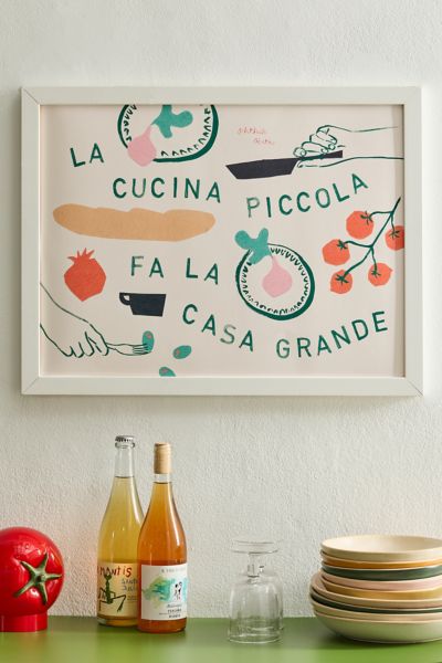 PSTR Studio Phthalo Ruth Small Kitchen Makes A Big Home Art Print