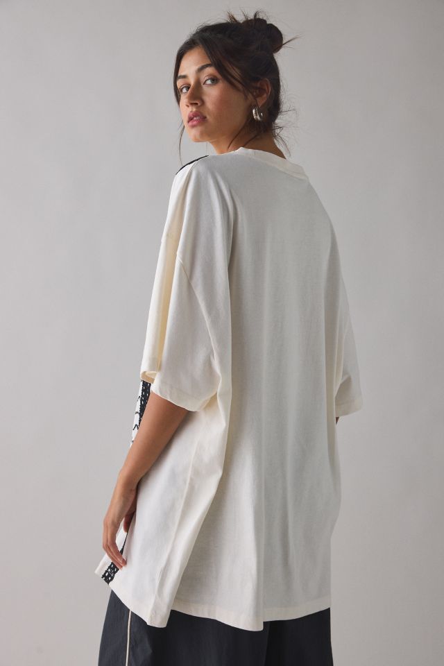 Arizona Champs Graphic Lace Trim Oversized T-Shirt Dress #2
