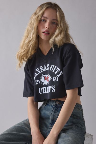 Mitchell & Ness Kansas City Chiefs Extra Cropped Jersey Tee