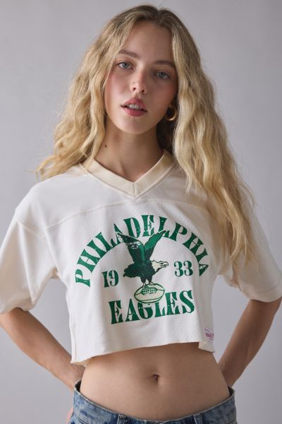 Mitchell & Ness Philadelphia Eagles Extra Cropped Jersey Tee