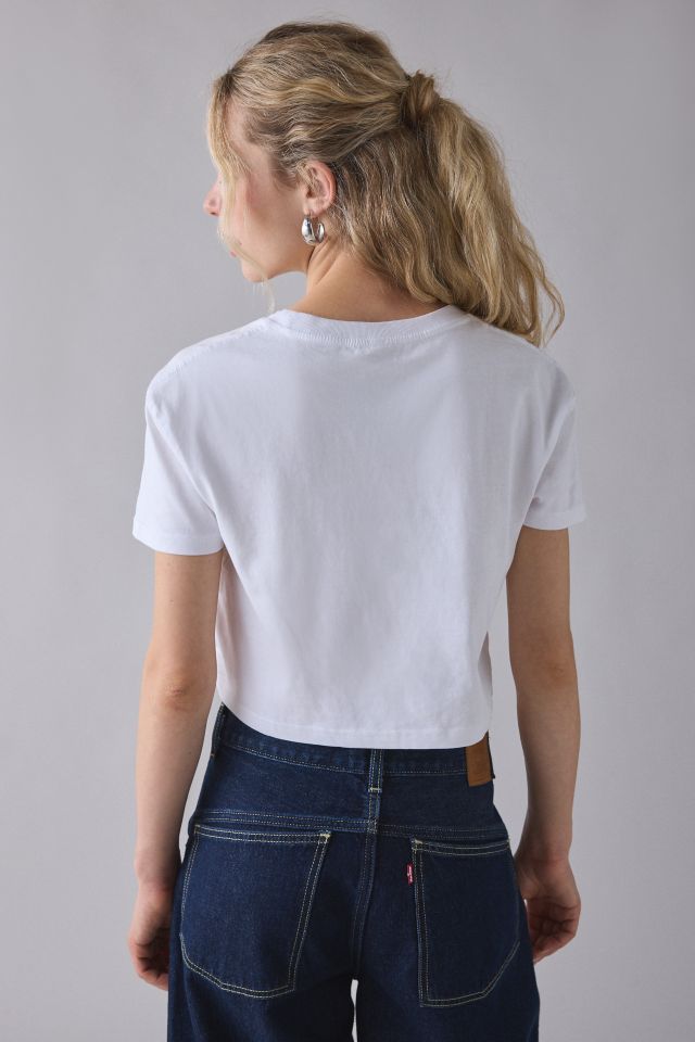 Mitchell & Ness LA Dodgers Graphic Boxy Cropped Tee #2