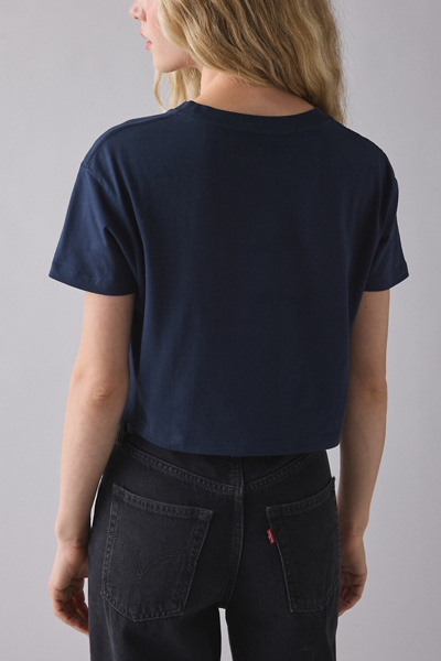 Mitchell & Ness NY Yankees Graphic Boxy Cropped Tee