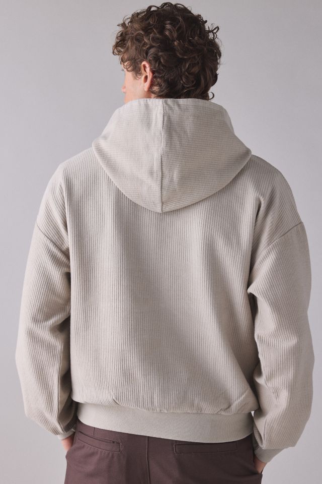 Standard Cloth Cocoon Ribbed Hoodie Sweatshirt #1
