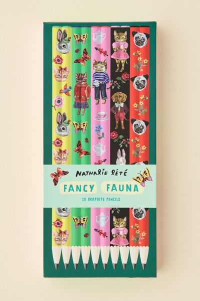 Nathalie Lété Fancy Fauna Graphite Pencil Set