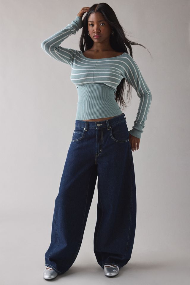UO Sandy Boatneck Dolman Sleeve Cropped Sweater #2