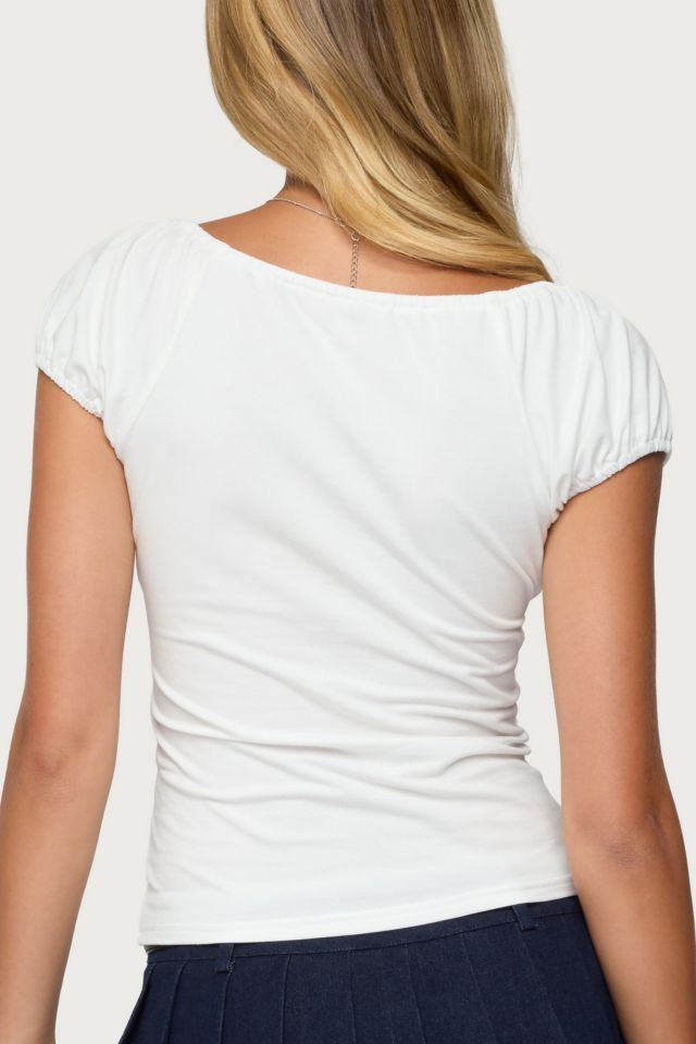 Edikted Oleana Gathered Bust Top #4