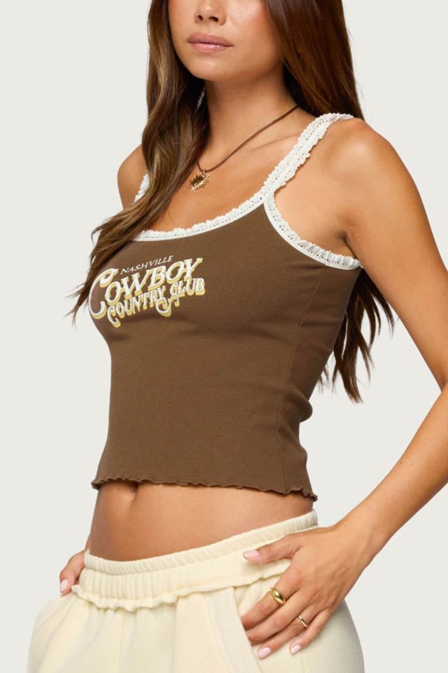 Edikted Nashville Cowboy Graphic Tank Top #2