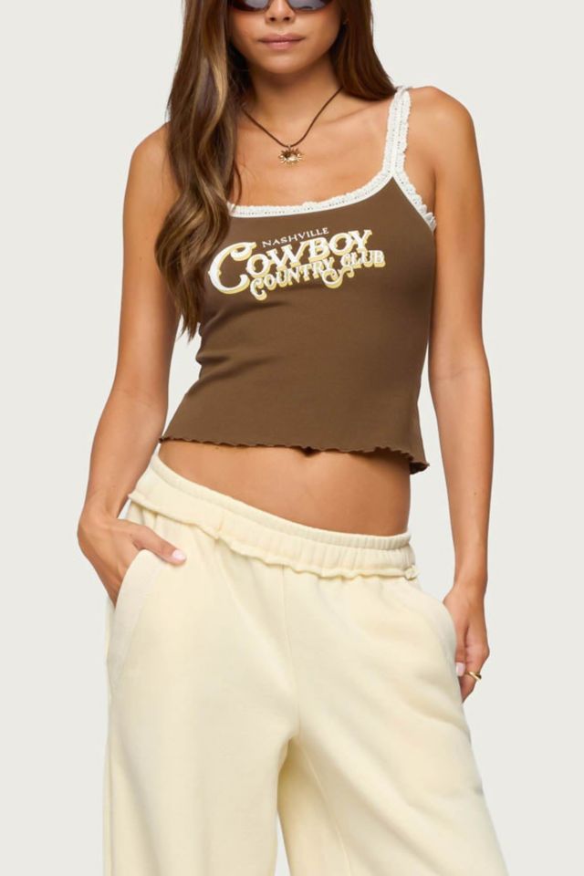 Edikted Nashville Cowboy Graphic Tank Top #3
